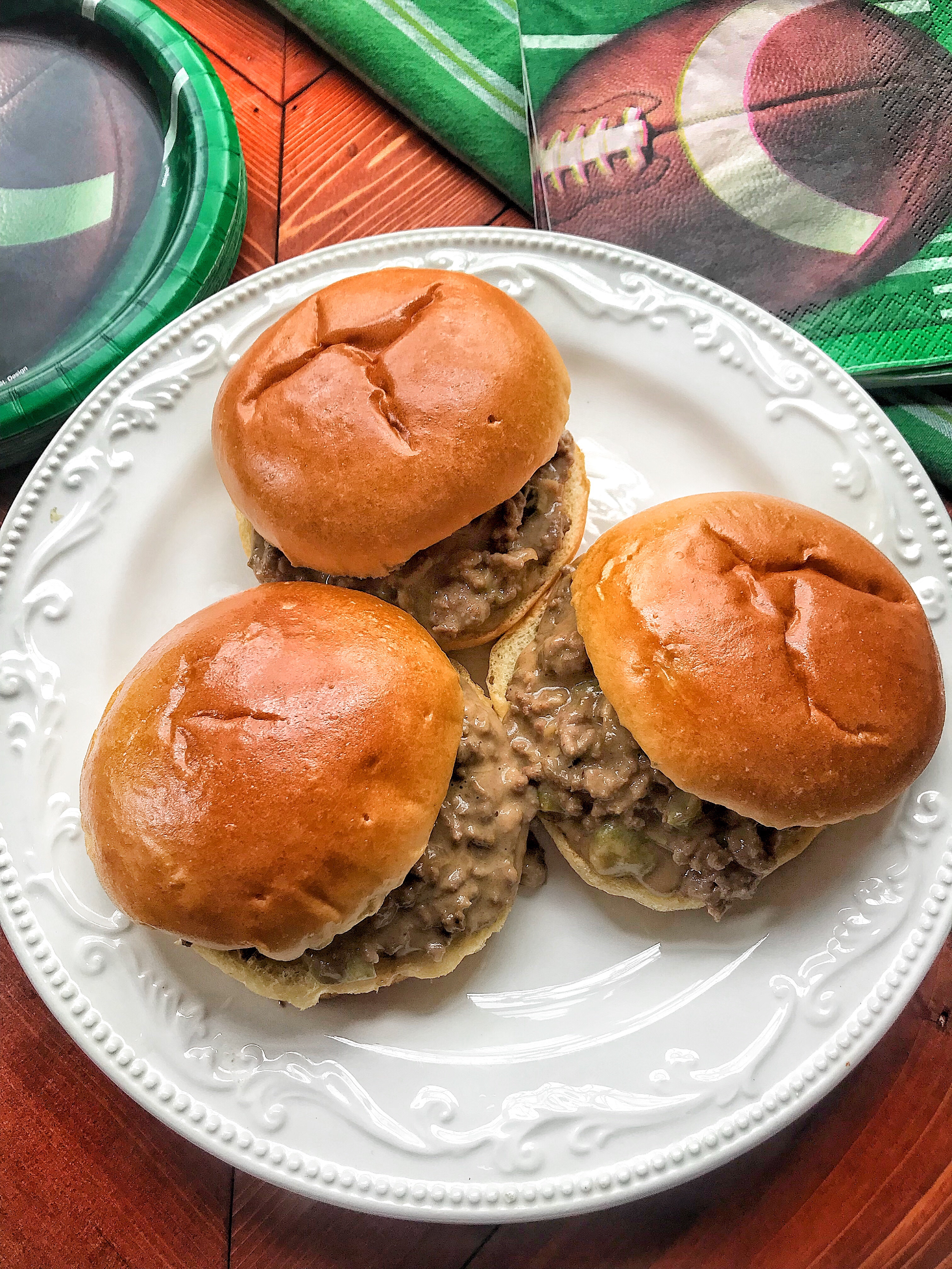 Philly Cheesesteak Sloppy Joes The Tipsy Housewife