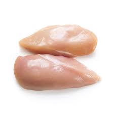 Two raw chicken breasts