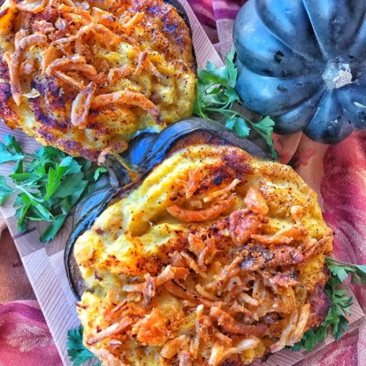 Cheesy Stuffed Acorn Squash