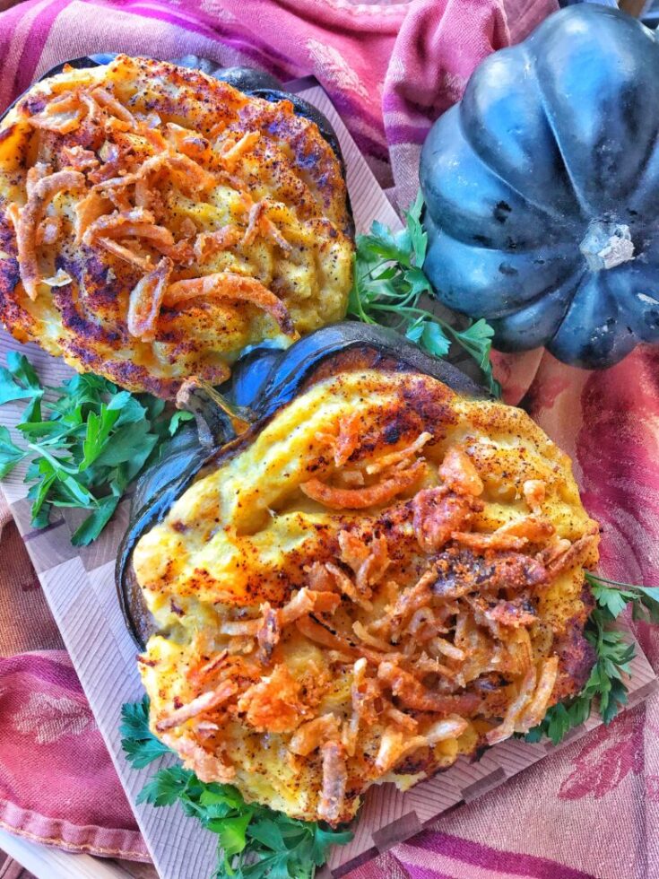 Cheesy Stuffed Acorn Squash