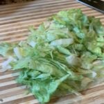 Shredded lettuce