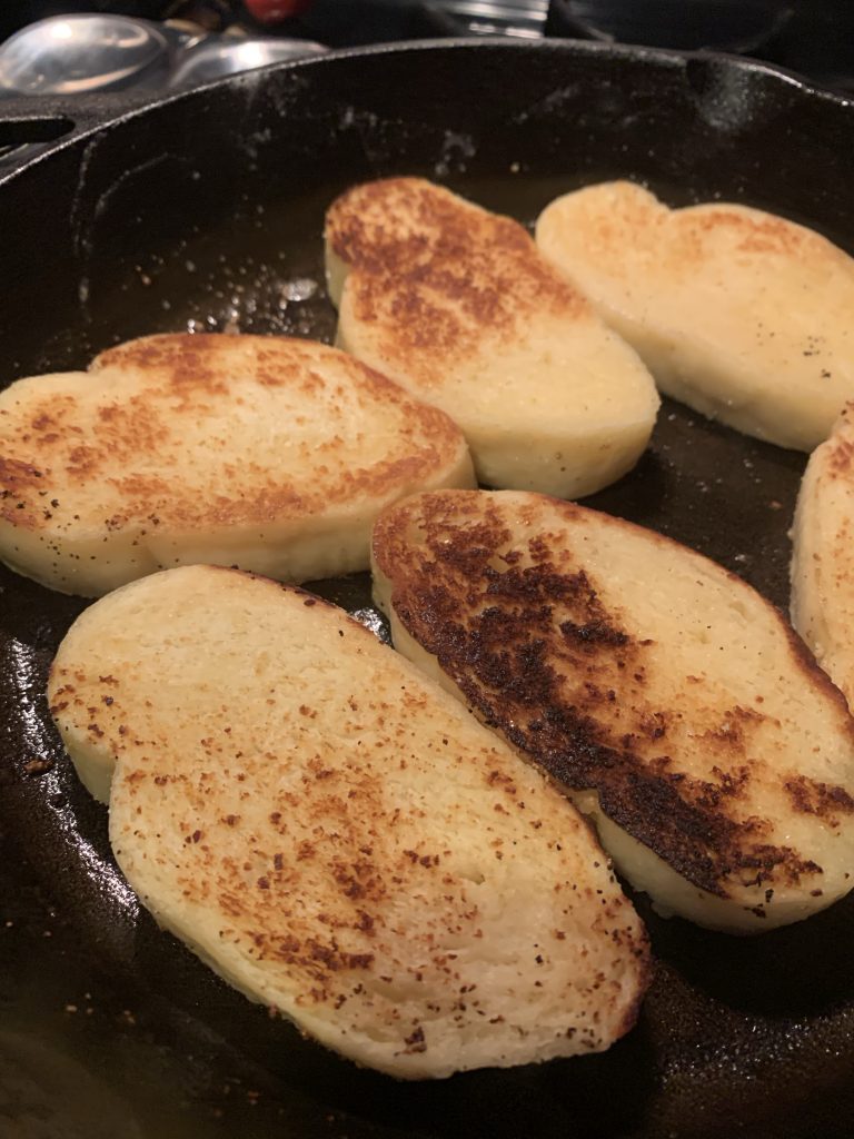 Czech style bread dumplings