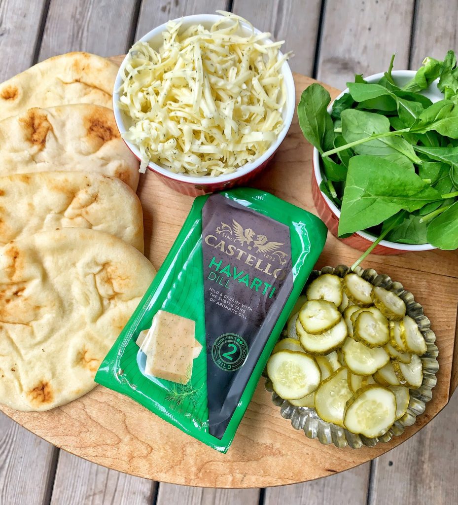 Dill Havarti, Pickles, Arugula, Naan