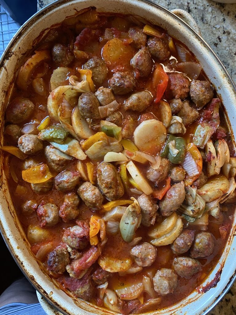 Sausage and peppers