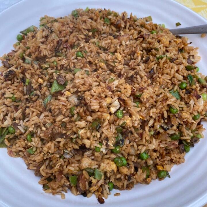 Bacon and Onion Fried Rice