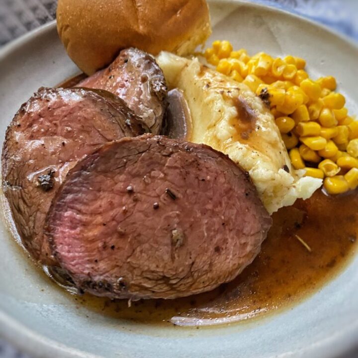 Chuck Tender Beef Roast with Pan Gravy Recipe