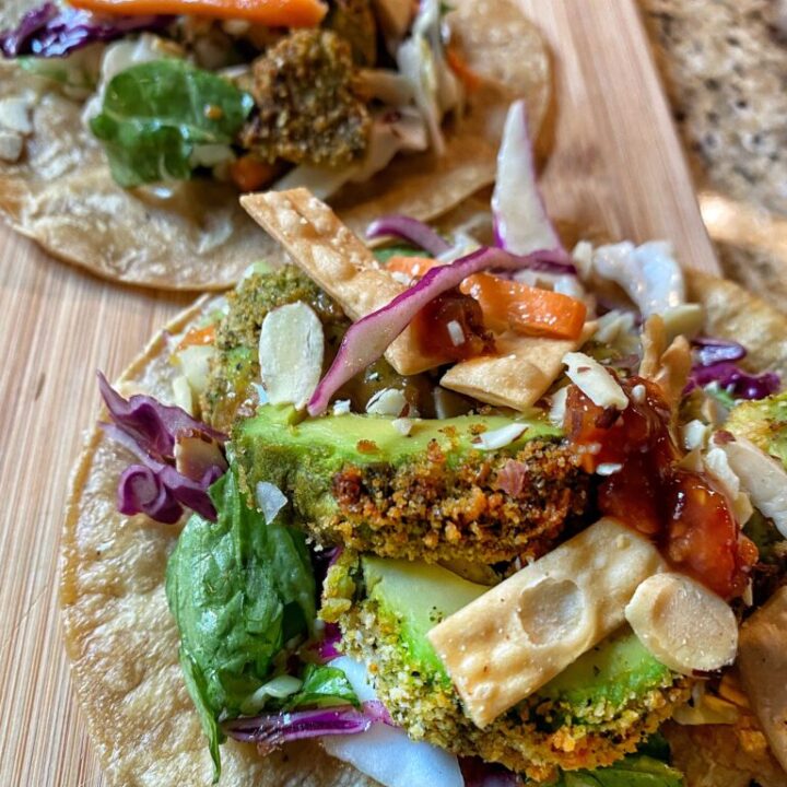 Air Fryer Fried Avocado Tacos Recipe