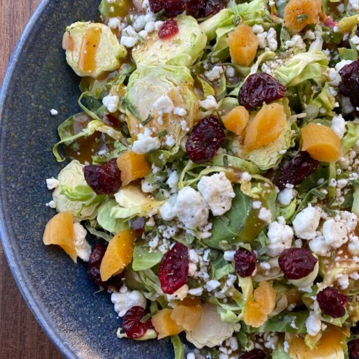 Shaved Brussels Sprouts Salad