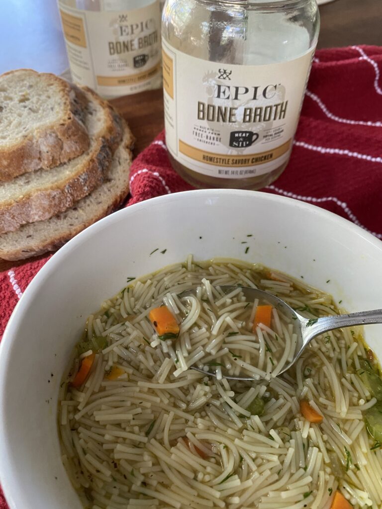 A spoon of after school soup