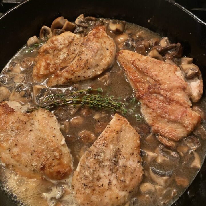 Easy Skillet Chicken With Savory Pan Gravy
