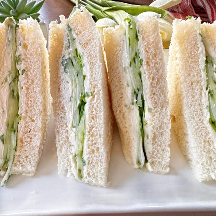 Cucumber Cream Cheese Sandwiches