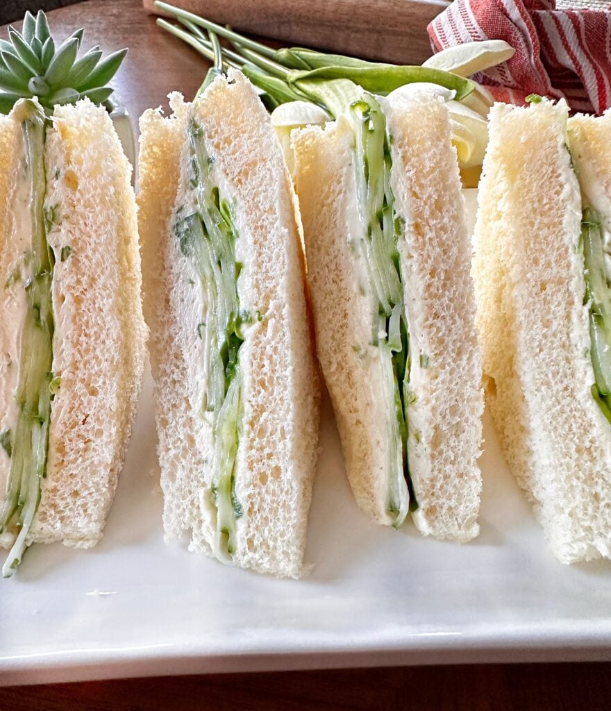 Cucumber Cream Cheese Sandwiches