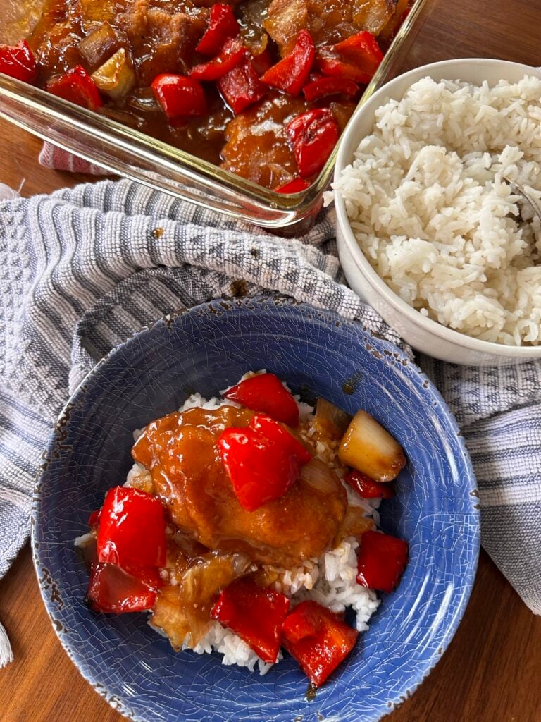 Sweet and Sour Chicken Bake