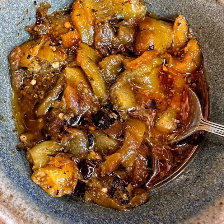 Grilled Marinated Sweet Peppers