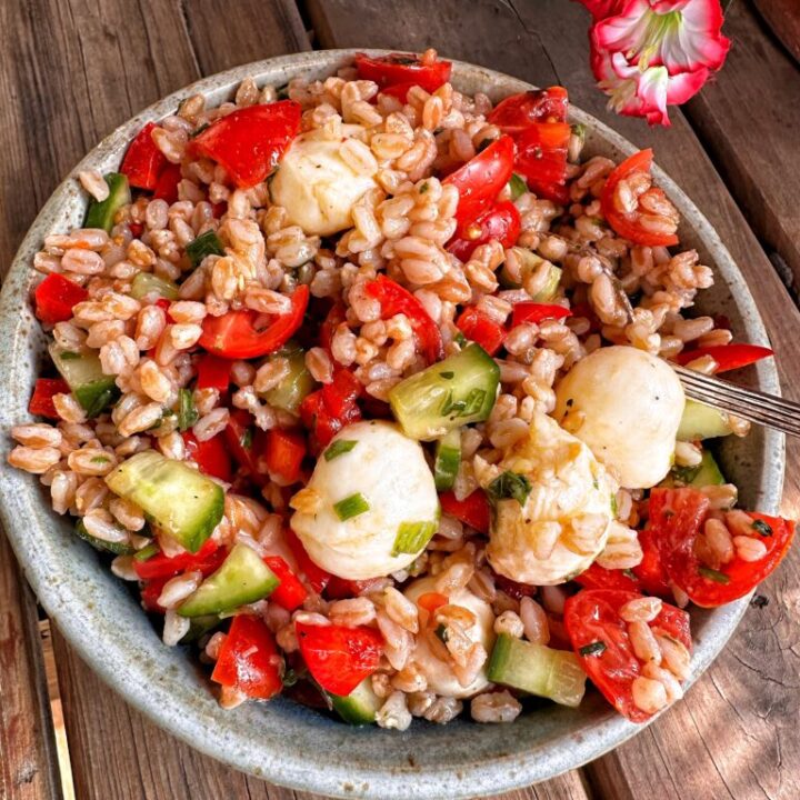 Summer Salad With Whole Grain Farro