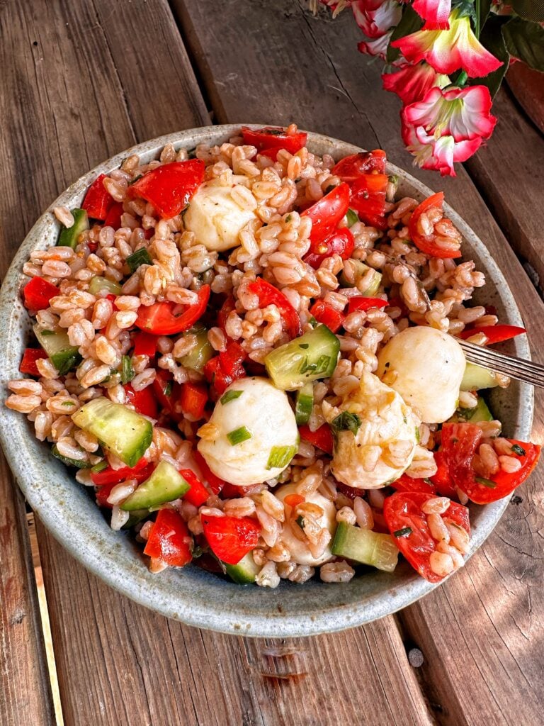 Summer Salad With Whole Grain Farro