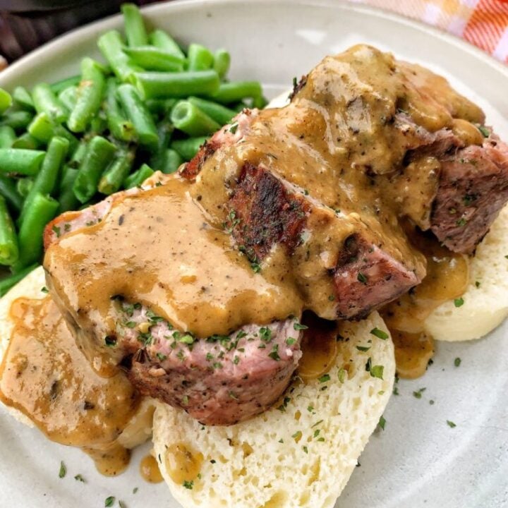 Pork Tenderloin and Creamy Mustard Sauce