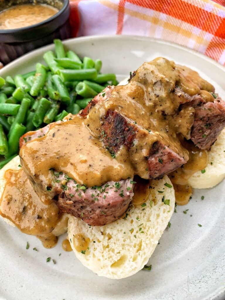 Pork Tenderloin and Creamy Mustard Sauce