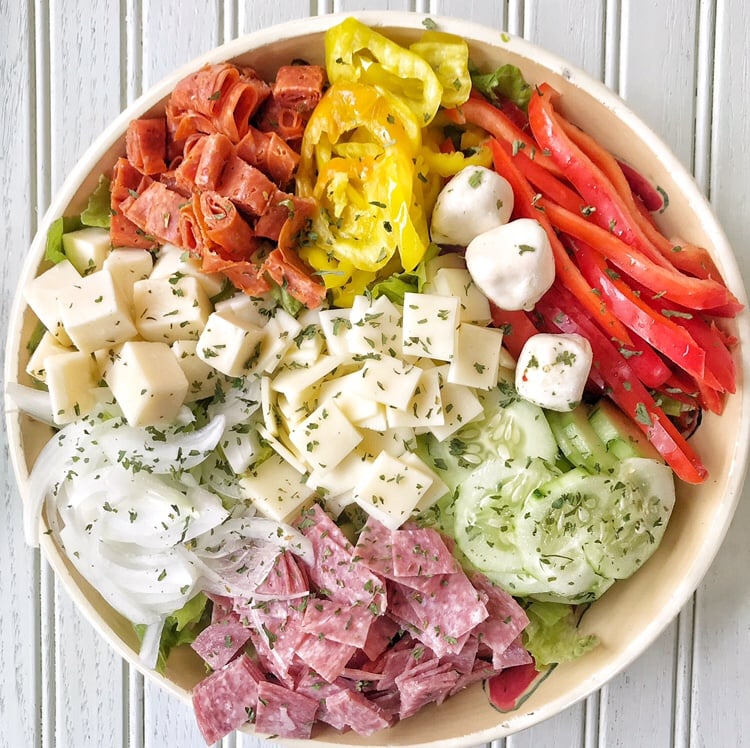 Italian Sub Salad, Two Ways