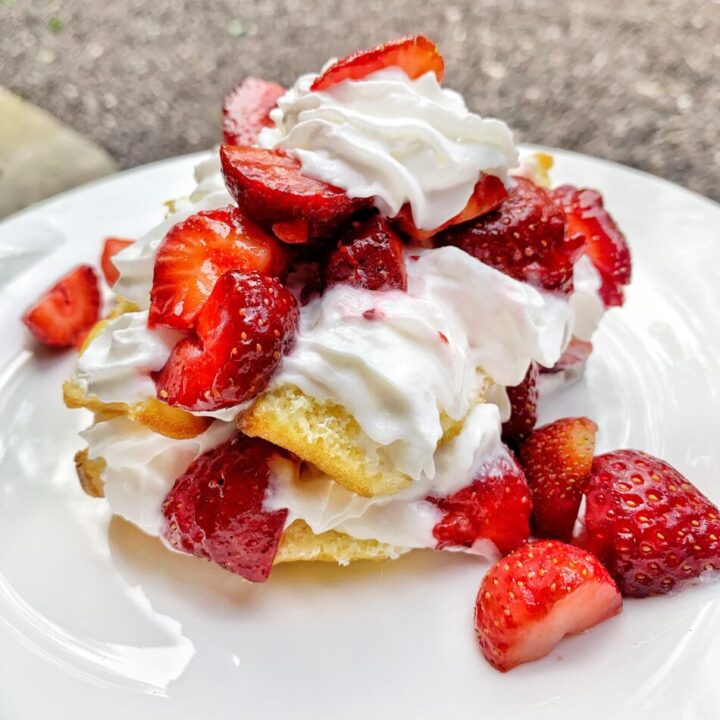 Special strawberry shortcake