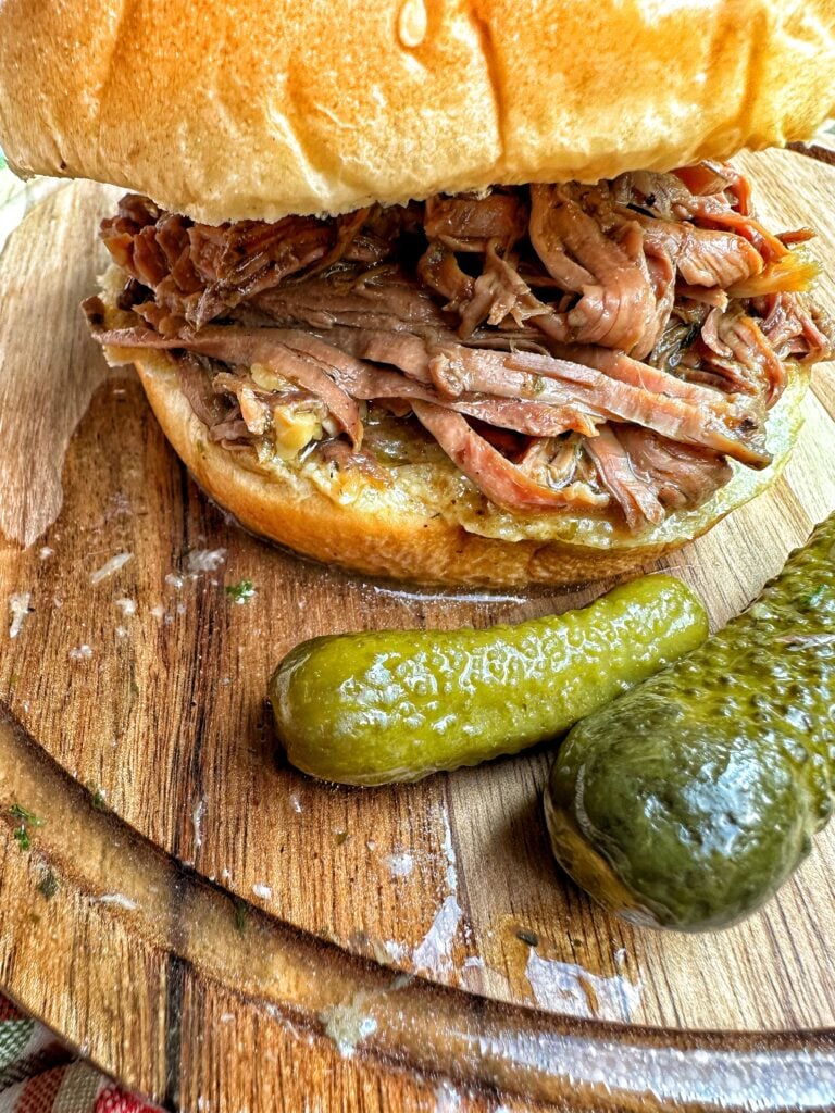 Pickle Pot Roast Sandwiches