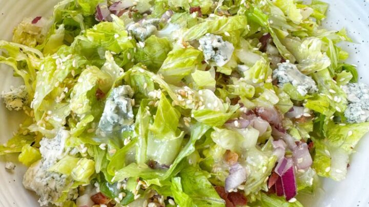 chopped salad with blue cheese dressing Mint Green Halter Neck Dress: Simple and Sexy Style for Ladies  Canary  Houze