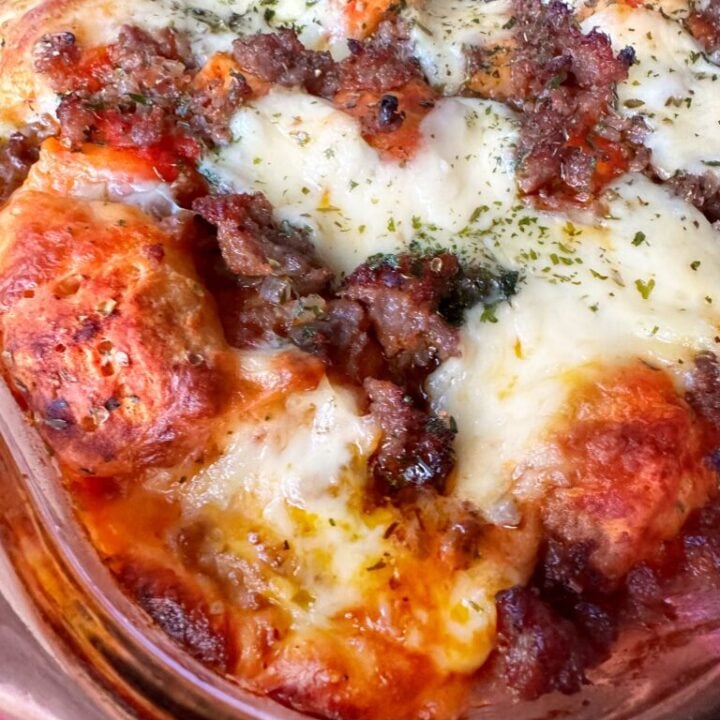 Puffy Pizza Bake