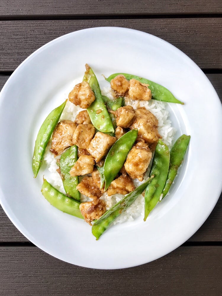 Easy Chicken and Peapods