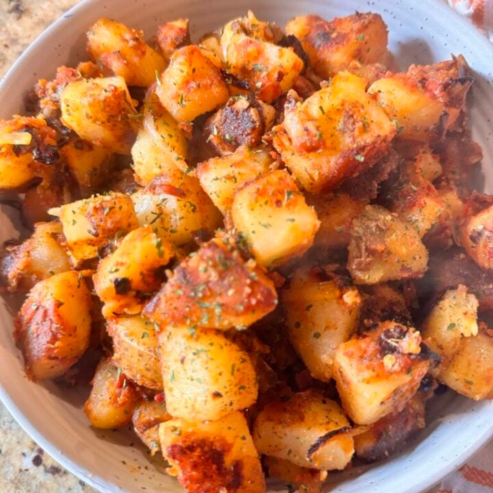 Tangy Tomato Fried Potatoes
