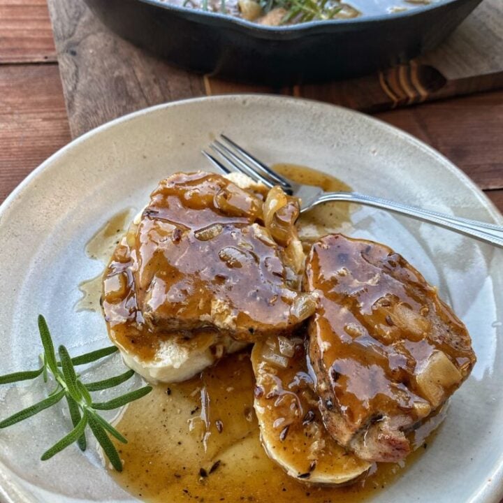 Winter Pork Roast and Gravy