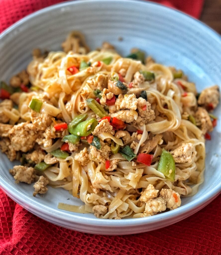 The completed noodles