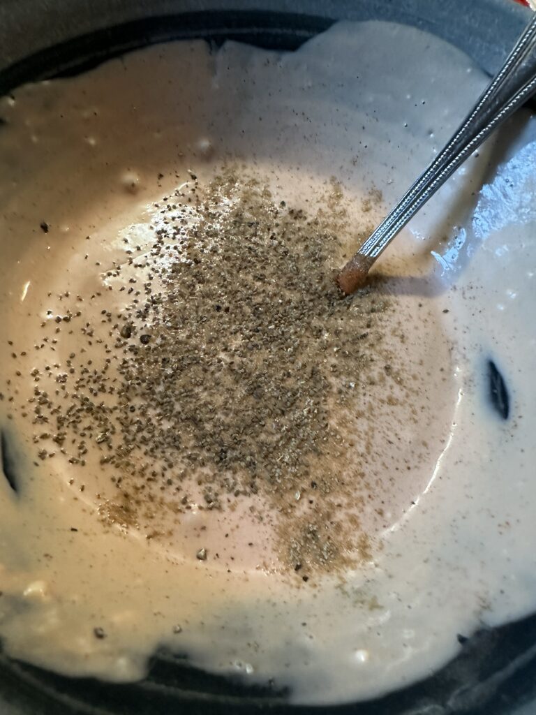 The sauce and spice mixture
