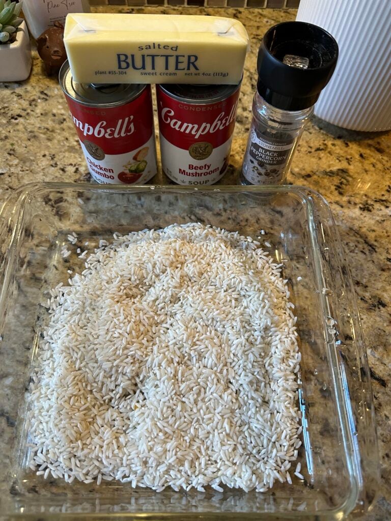 Baked Rice - The Tipsy Housewife