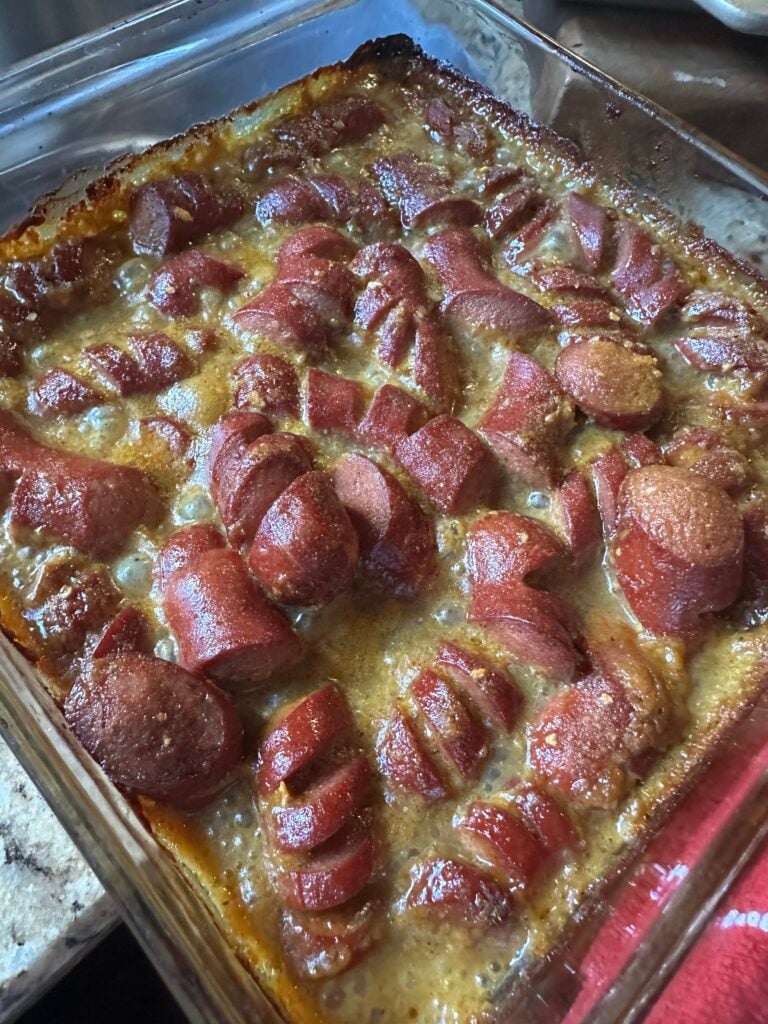 Tangy Mustard Sausage Bites