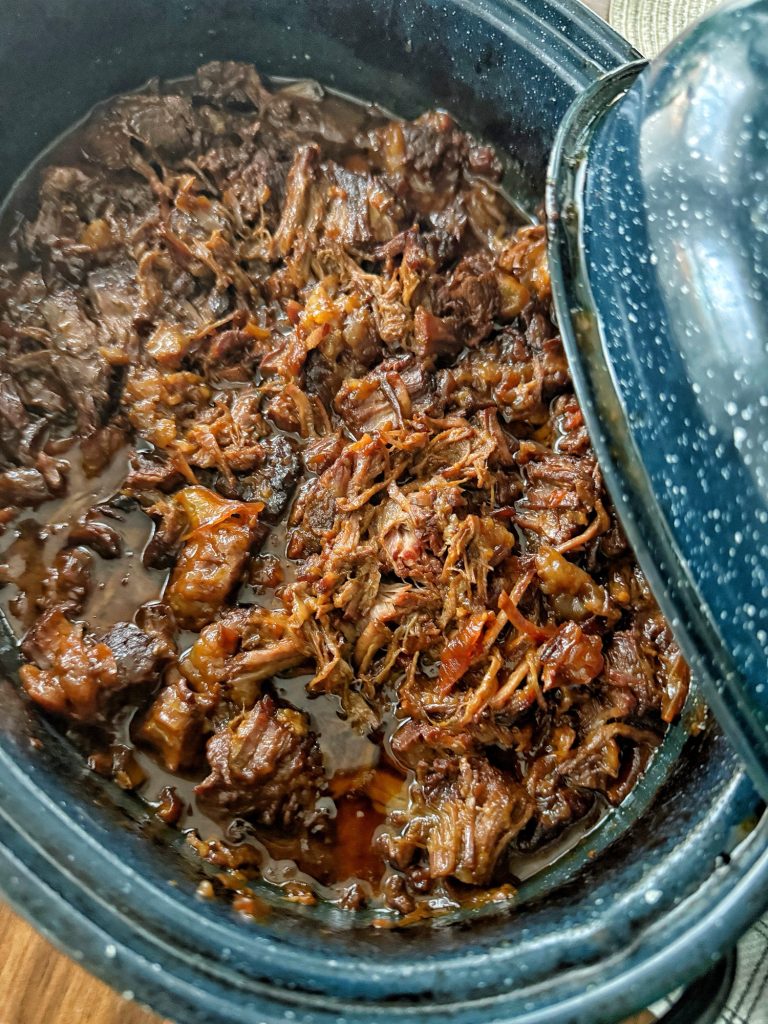 Sweet and Tangy Shredded Beef