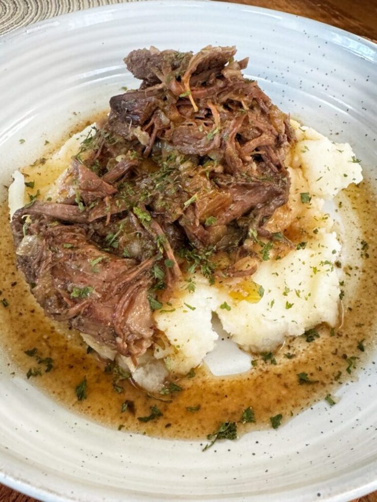 Country Style Beef Ribs In Onion Au Jus