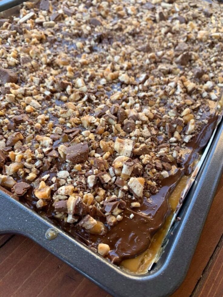 Caramel Chocolate Cracker Cookies