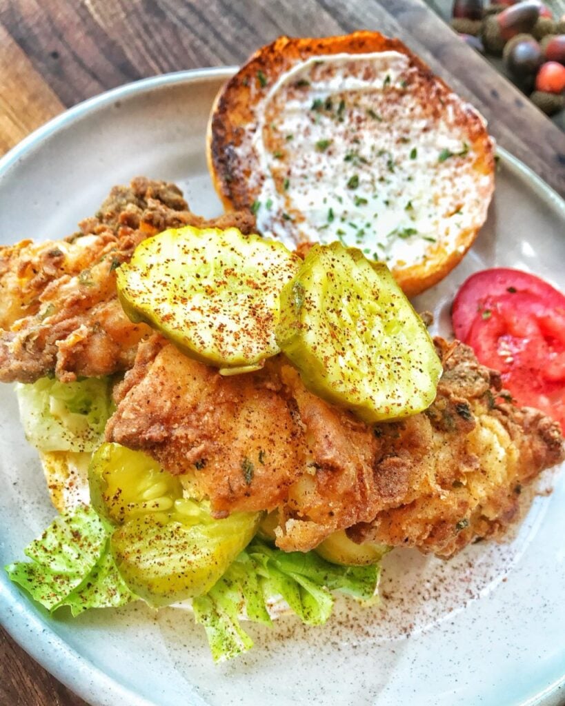 Pickle  Fried Chicken Sandwiches 