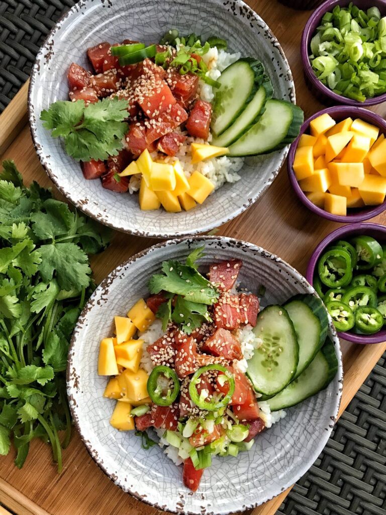 Ahi Tuna Bowl.