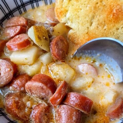 Frankfurter and Potato Soup Recipe