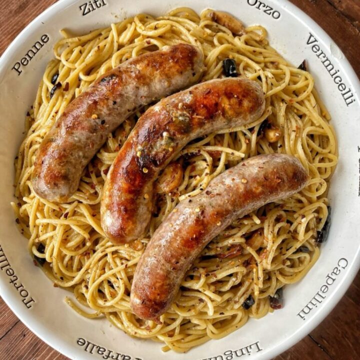 Italian Sausage and Chili Garlic Spaghetti Recipe