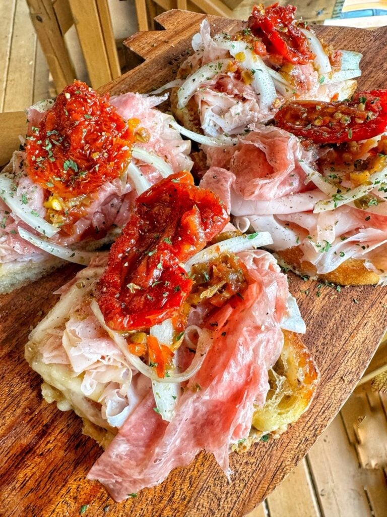 Open Faced Italian Subs
