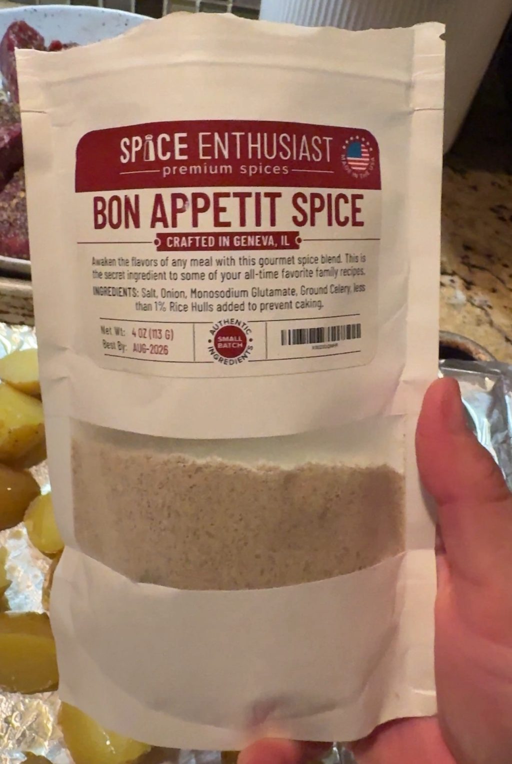 A package of Bon Appetit Spice