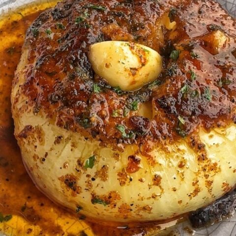 Onion Bake with Butter and Herbs Recipe