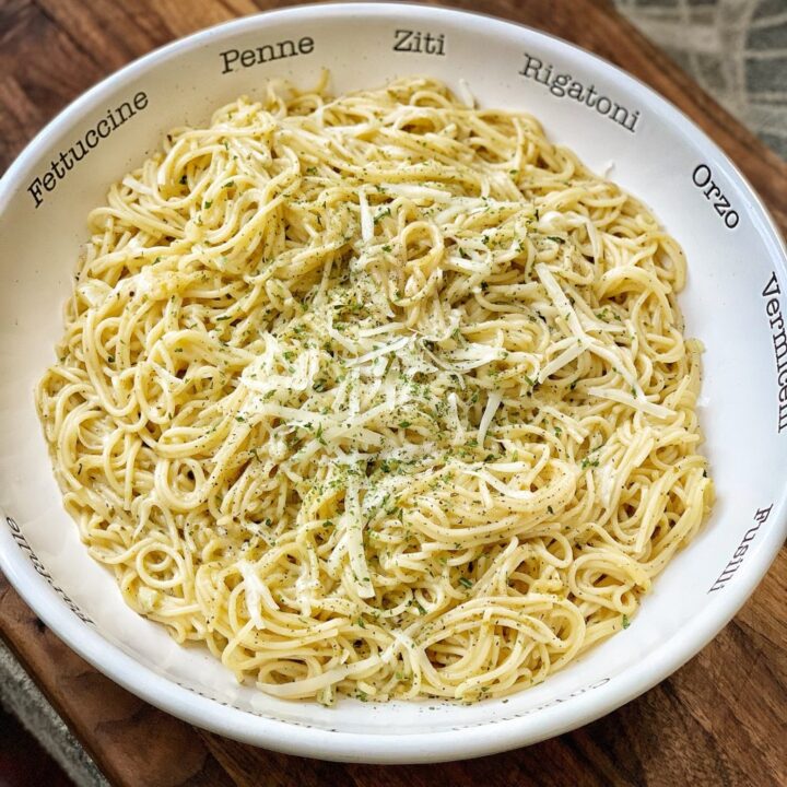 Instant Pot Garlic Lemon Spaghetti Recipe