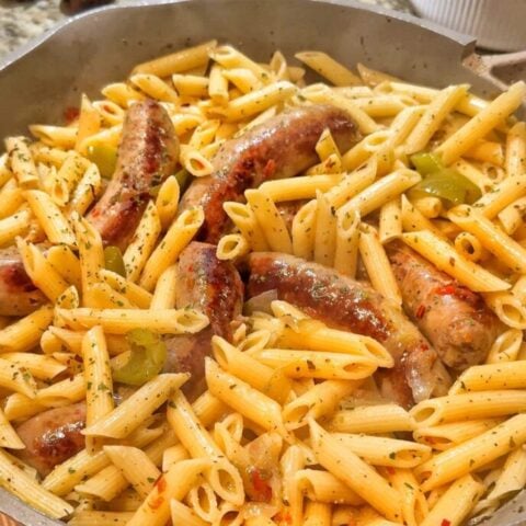 Skillet Italian Sausage and Penne