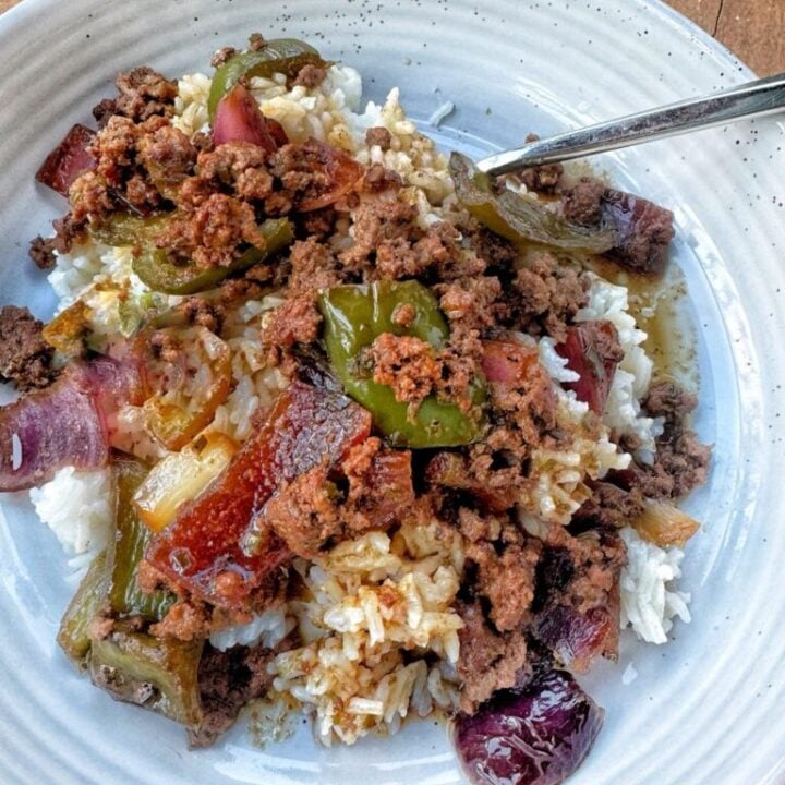Beef and Peppers Skillet Recipe
