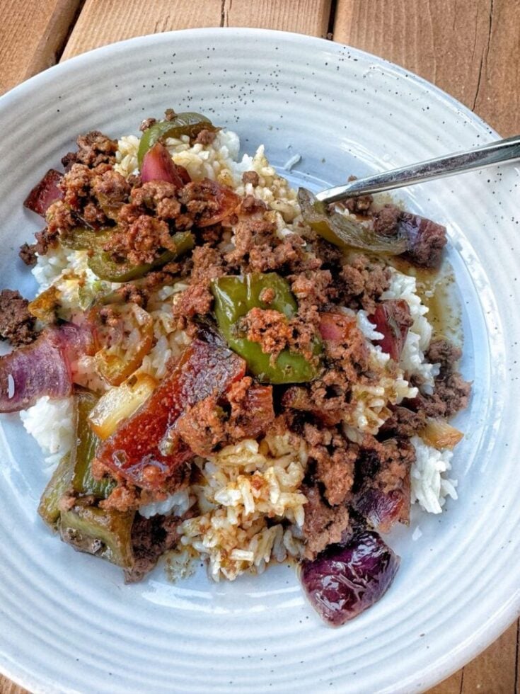 Beef and Peppers Skillet Recipe