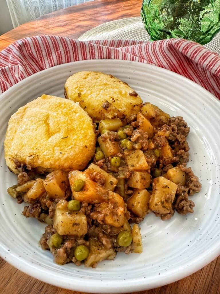 Potato and Beef Quick Cooking Skillet Stew Recipe