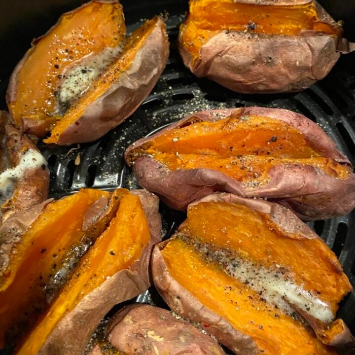 Sweet potatoes in the air fryer